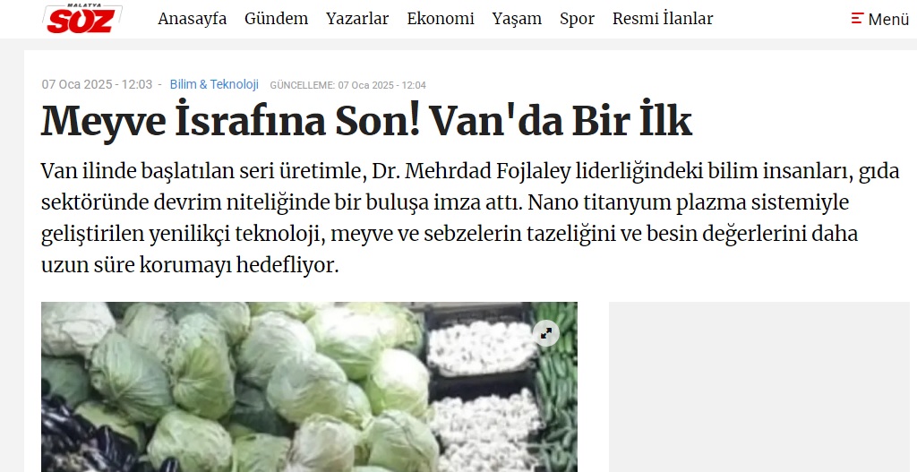 TURKISH NEWS (MALATYA SOZ)